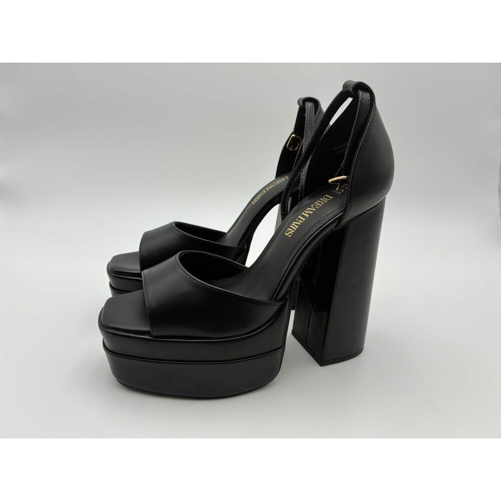 Dream Pairs XYBUJFER Black Platform Heels Size 8.5